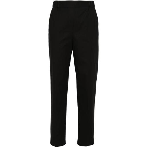 Antonelli pantaloni con vita elasticizzata - nero