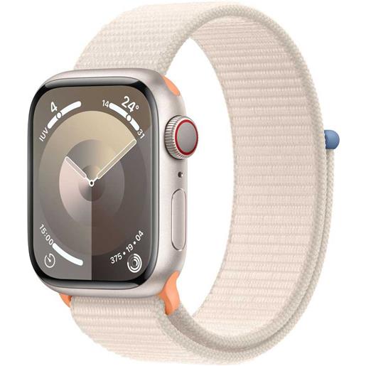 Apple series 9 gps+cellular sport loop 41 mm watch oro