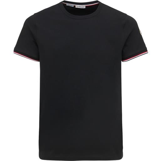 MONCLER t-shirt in jersey di cotone stretch