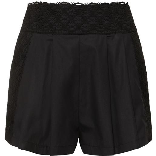 ERMANNO SCERVINO shorts in cotone con ricami