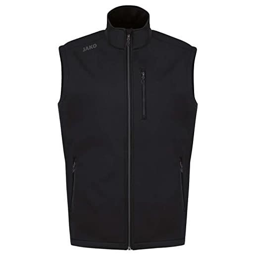 JAKO gilet softshell premium giacca, nero, 4xl uomo