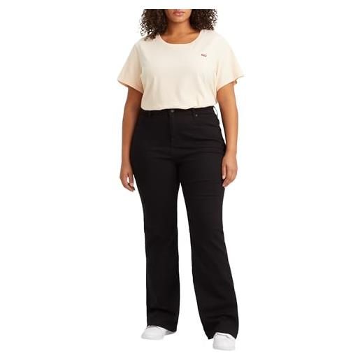 Levi's plus size 725 high rise bootcut, jeans donna, black sheep, 26 m
