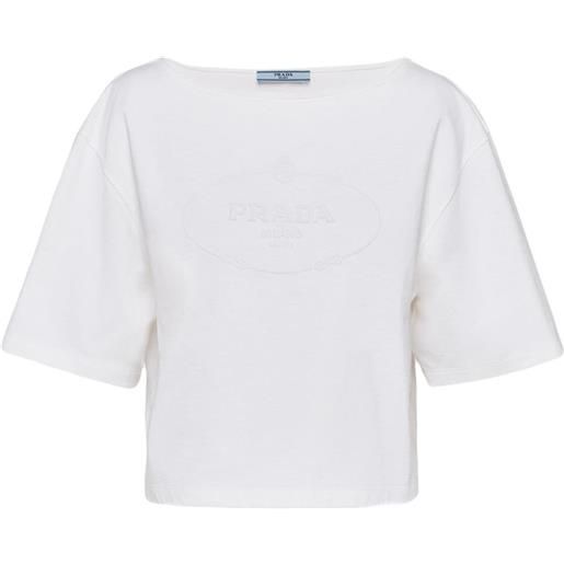 Prada t-shirt con stampa - bianco