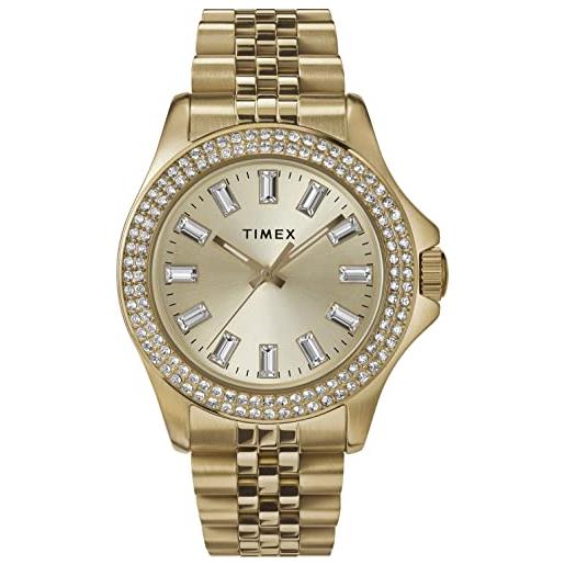 Timex orologio analogico al quarzo da donna con cinturino in acciaio inossidabile tw2v80000