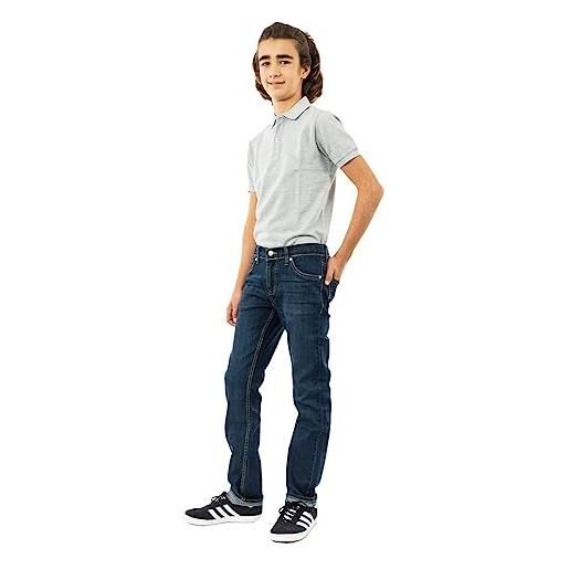 Levi's lvb 511 slim fit jean-classics, jeans bambini e ragazzi, blu (calabasas), 16 anni