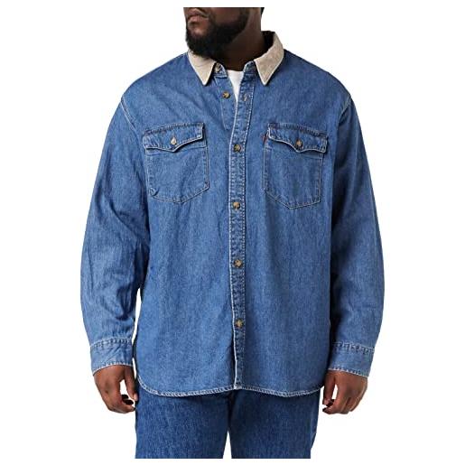 Levi's relaxed fit western, camicia uomo, revere relaxed western, xs