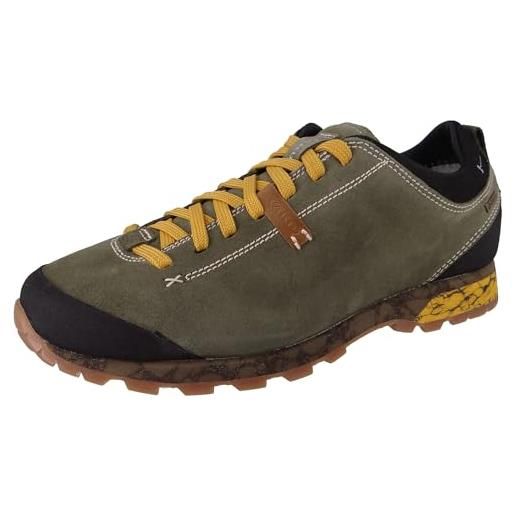 AKU bellamont iii suede gtx, stivali senderismo uomo, verde ocher, 44