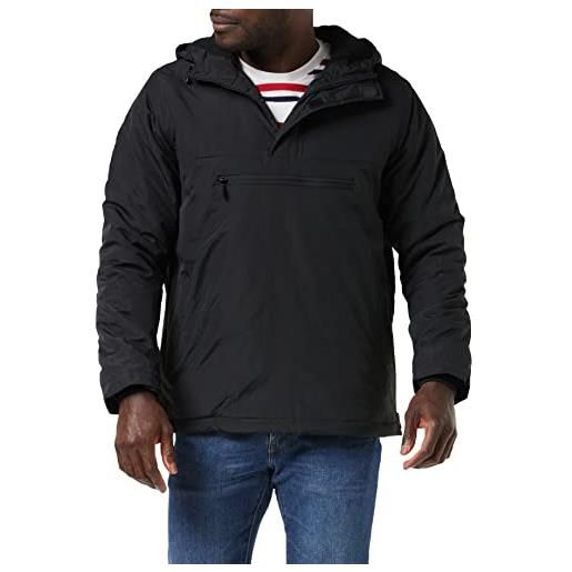 Urban Classics padded pull over jacket giacca, nero (black), m uomo