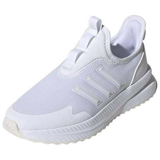 adidas x_plrpulse, scarpe da ginnastica unisex-adulto, medium grey heather/white, 45 eu