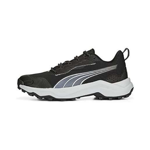 PUMA unisex adults' sport shoes obstruct profoam road running shoes, PUMA black-platinum gray, 40