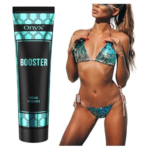 Onyx booster lozione abbronzante acceleratrice - crema solare senza abbronzante - aumenta la melanina - formula idratante