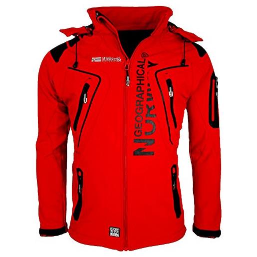 Geographical Norway giacca giubbotto uomo tangata men jacket men (xl, rosso)