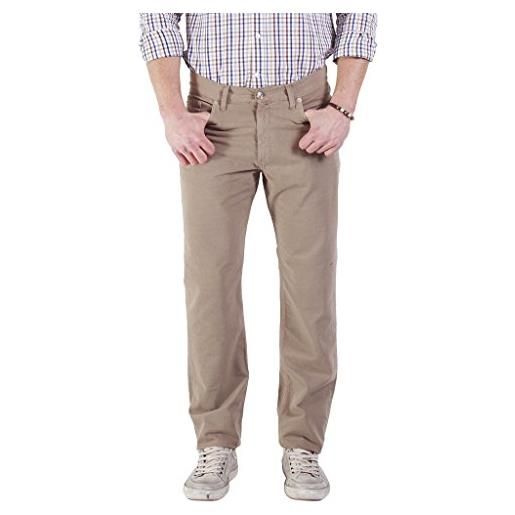 Carrera jeans - pantalone per uomo, tinta unita, tessuto in tela it 56