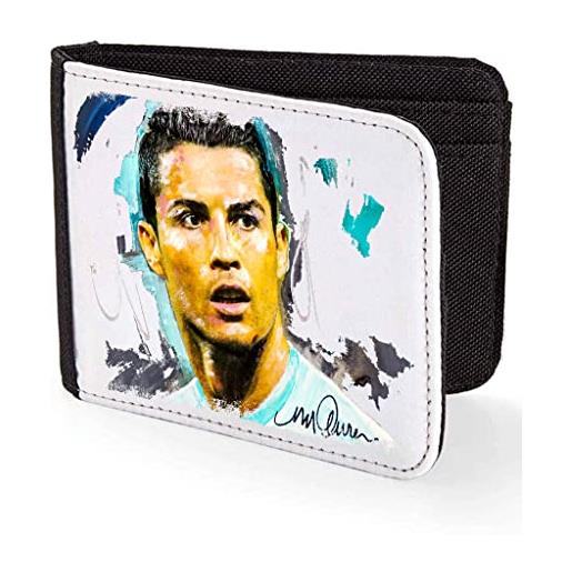 VINTRO ronaldo gifts for boys kids ronaldo money wallet portafoglio per bambini football wallet, opzione 1, casual