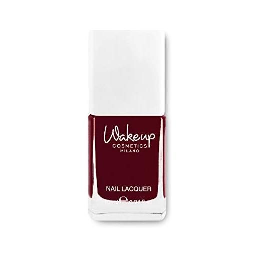 Wakeup Cosmetics Milano wakeup cosmetics - nail lacquer, smalto per unghie a lunga durata dal finish brillante e dal colore pieno, colore m