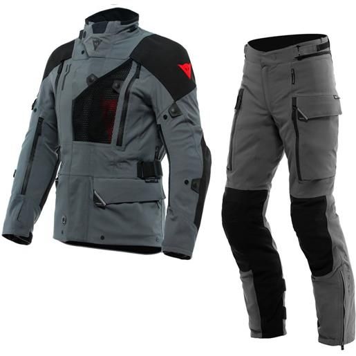 DAINESE - giacca + pantaloni pack hekla absoluteshell pro 20k iron-gate / nero