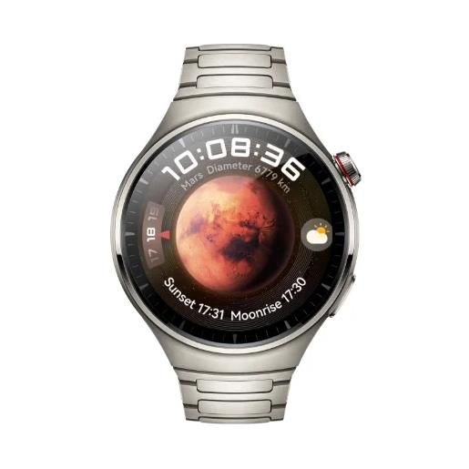 Huawei smartwatch Huawei watch 4 pro 3,81 cm (1.5) amoled 48 mm digitale 466 x pixel touch screen titanio wi-fi gps (satellitare) [55020amb]