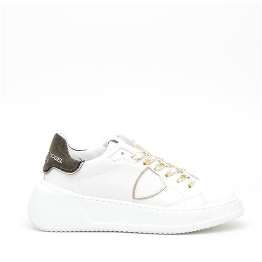 Philippe Model sneakers Philippe Model temple in pelle bianco