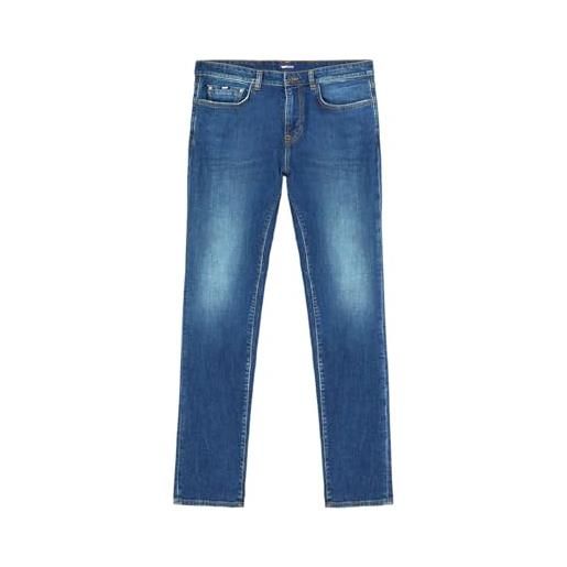 Gas jeans morris rev a3076 09md fit straight tg. 32 * 34 col. Blu denim