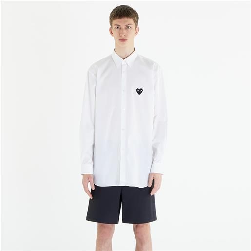 Comme des Garçons PLAY heart logo shirt unisex white