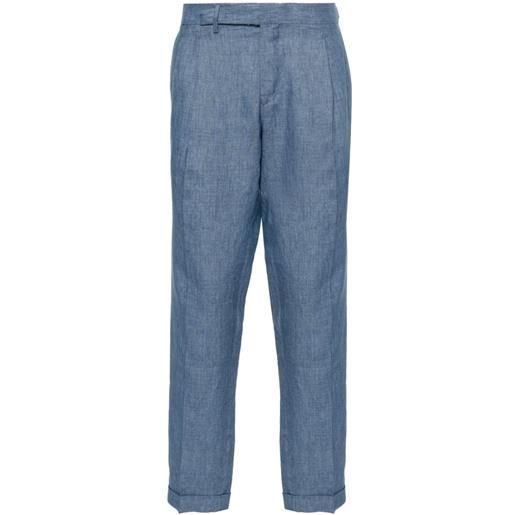 Briglia 1949 pantaloni con effetto mélange - blu