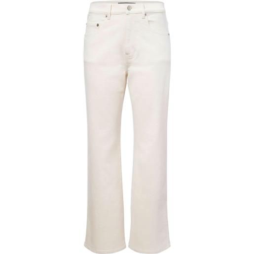 Proenza Schouler jeans dritti jasper crop - bianco