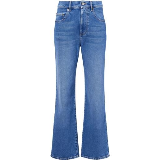 Proenza Schouler jeans dritti jasper crop - blu