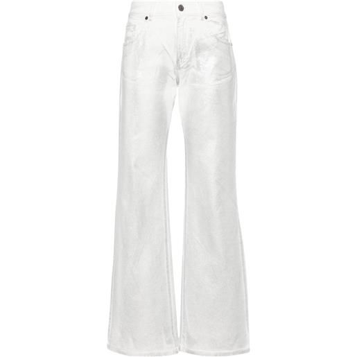 P.A.R.O.S.H. jeans con vita media - bianco
