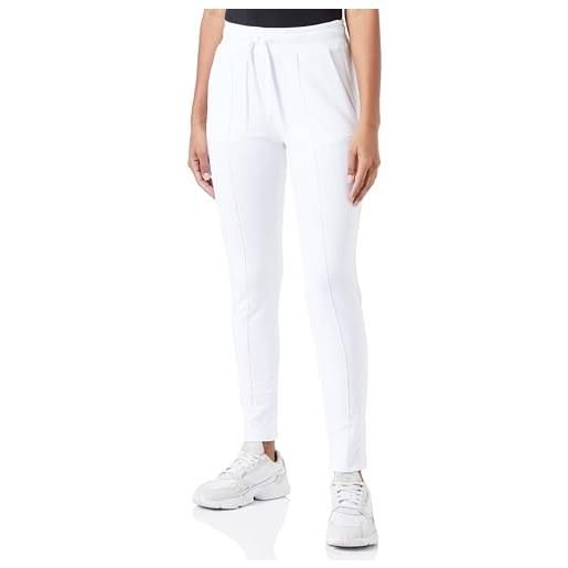 Love Moschino slim fit jogger pantaloni casual, bianco, 50 donna