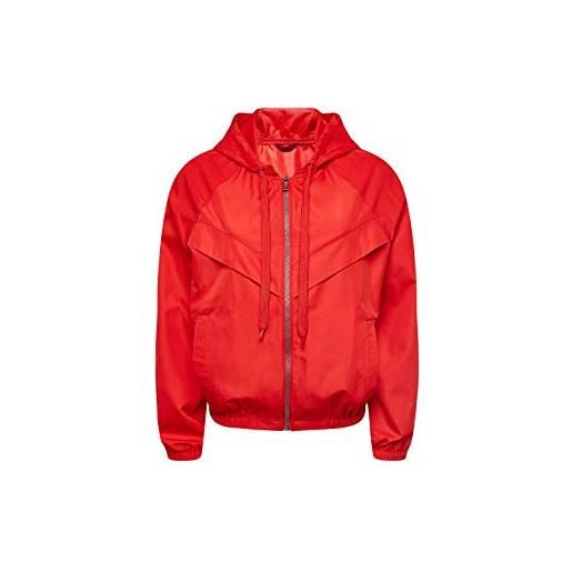 Lee Cooper roter retro windbreaker giacca a vento, colore: rosso, m donna