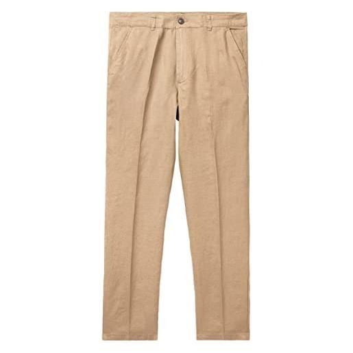 United Colors of Benetton pantalone 4agh55hw8, beige 393, 50 uomo