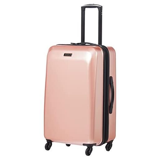 American Tourister moonlight hardside luggage with spinner wheels, oro rosa. , taglia unica, check-in, medio (medio)