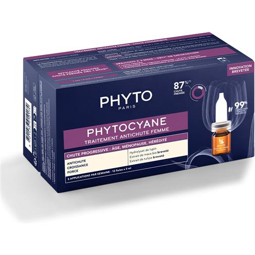 Phytocyane trattamento anti caduta donna caduta progressiva 12x5 ml