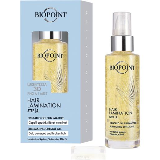 BIOPOINT hair lamination cristallo gel levigante rinforzante 50 ml