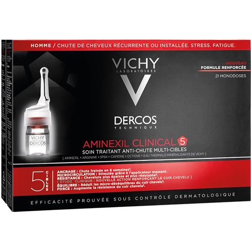 VICHY dercos - aminexil trattamento anticaduta uomo 21 fiale 21x 6ml