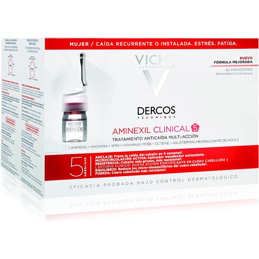 VICHY dercos - aminexil trattamento anticaduta donna 42 fiale 42x6ml