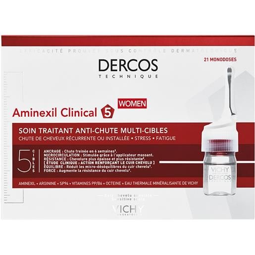 VICHY dercos - aminexil trattamento anticaduta donna 21 fiale 21x6ml