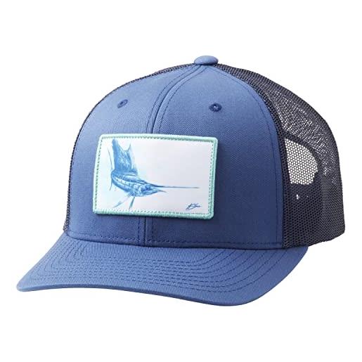 HUK cappello da pescatore in rete, antiriflesso berretto, sargasso sea, taglia unica uomo