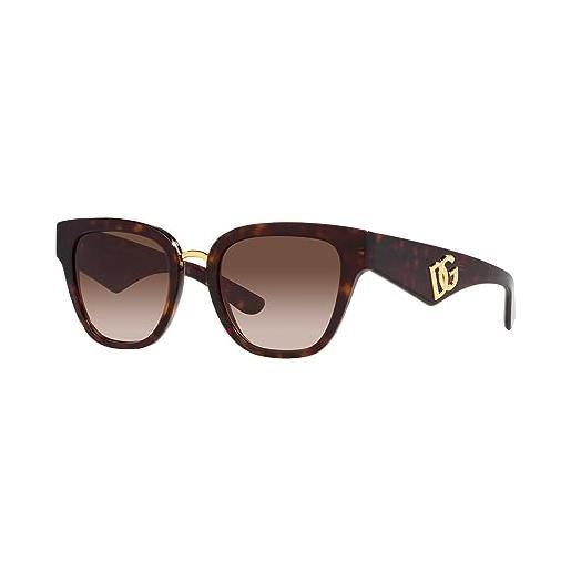Dolce & Gabbana occhiali da sole dg 4437 havana/brown shaded 51/20/145 donna