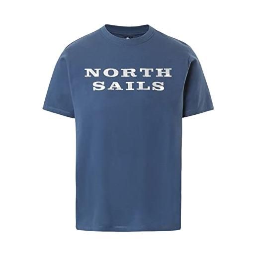 NORTH SAILS t-shirt manica corta 692838 tg. M dark. Denim/blu
