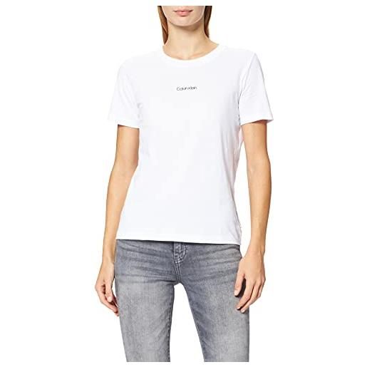 Calvin Klein mini t-shirt, bright white, s donna
