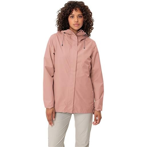Vaude mineo 2l ii full zip rain jacket rosa 36 donna