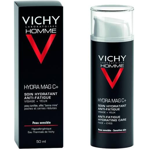 Vichy homme hydra mag c + trattamento idratante anti-fatica viso + occhi 50ml