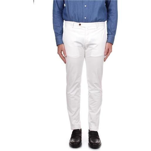 Briglia pantaloni chino uomo bianco