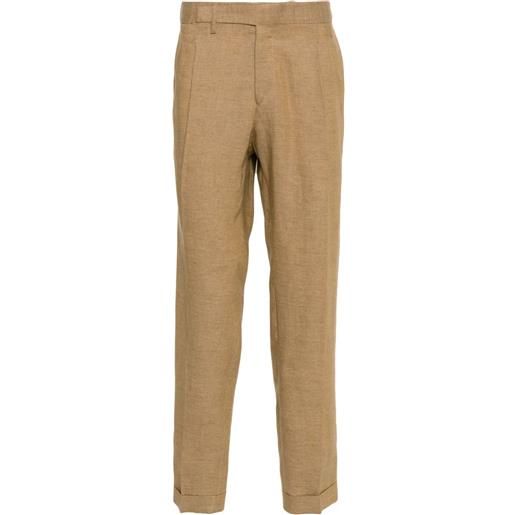 Briglia 1949 pantaloni con pieghe - marrone