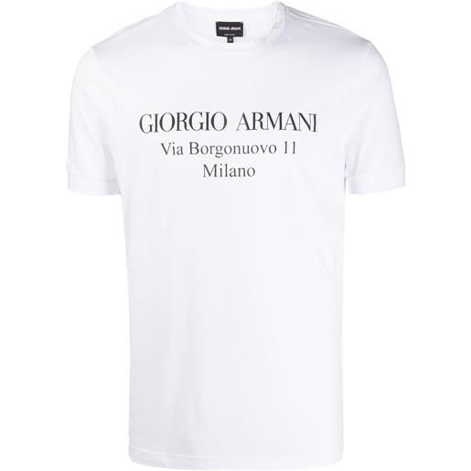 Giorgio Armani t-shirt con stampa - bianco