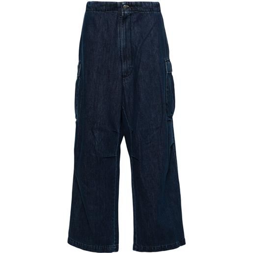 Société Anonyme jeans a gamba ampia oversize - blu