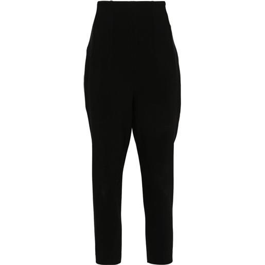 Michael Kors Collection pantaloni toreador crop - nero