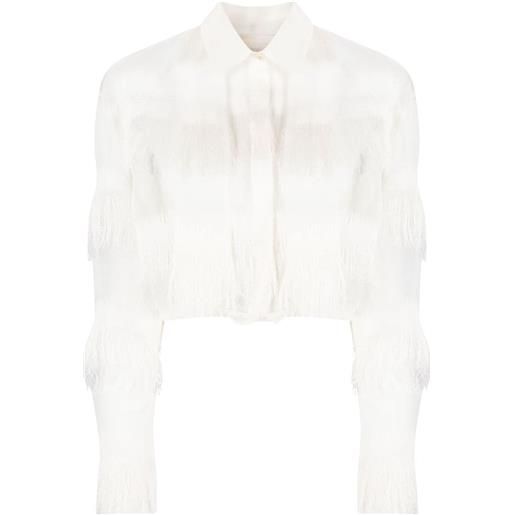 Genny camicia semi trasparente - bianco