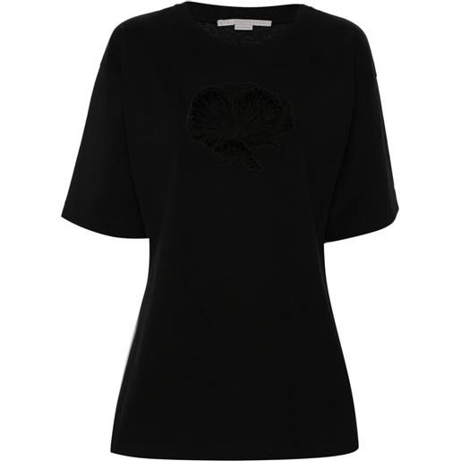 Stella McCartney t-shirt con dettaglio cut-out - nero